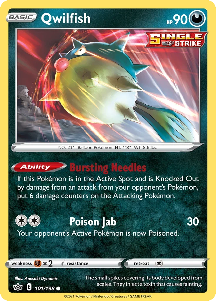 101/198 from Chilling Reign Common Pokemon Card