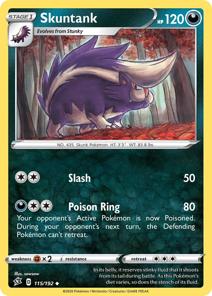 115/192 from Rebel Clash Uncommon Pokemon Card