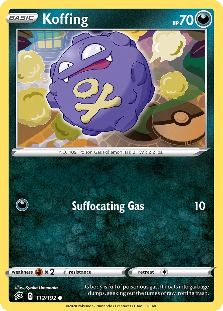 112/192 from Rebel Clash Common Pokemon Card