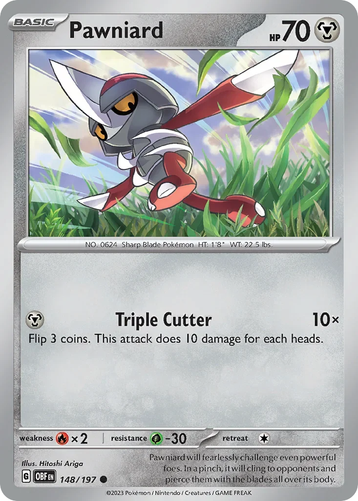 148/197 from Obsidian Flames Common Pokemon Card