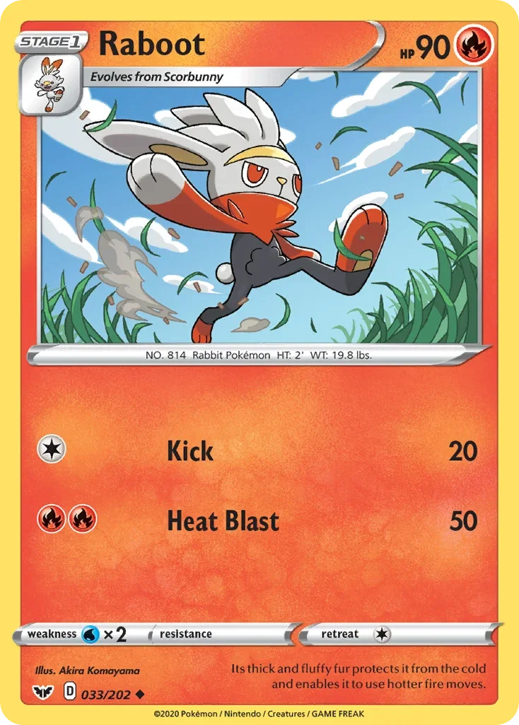 033/202 from Sword & Shield Uncommon Pokemon Card