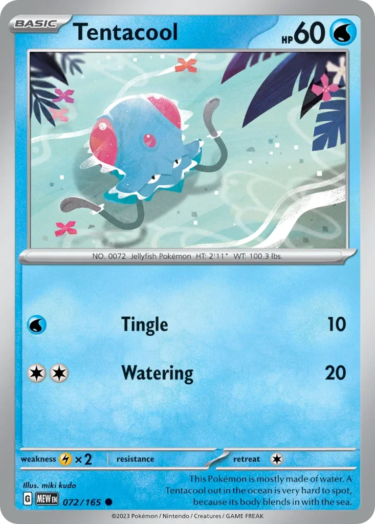 072/165 from 151 Common Pokemon Card