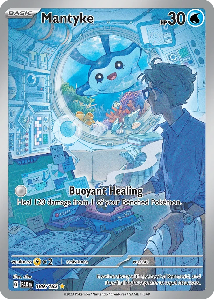 189/182 from Paradox Rift Illustration Rare Pokemon Card