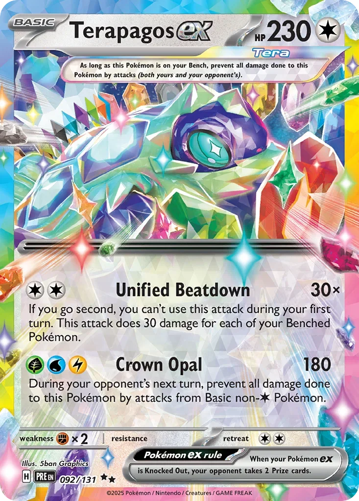 092/131 from Prismatic Evolutions Card List Double Rare Pokemon Card