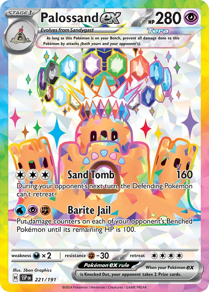221/191 from Surging Sparks Card List Ultra Rare Pokemon Card