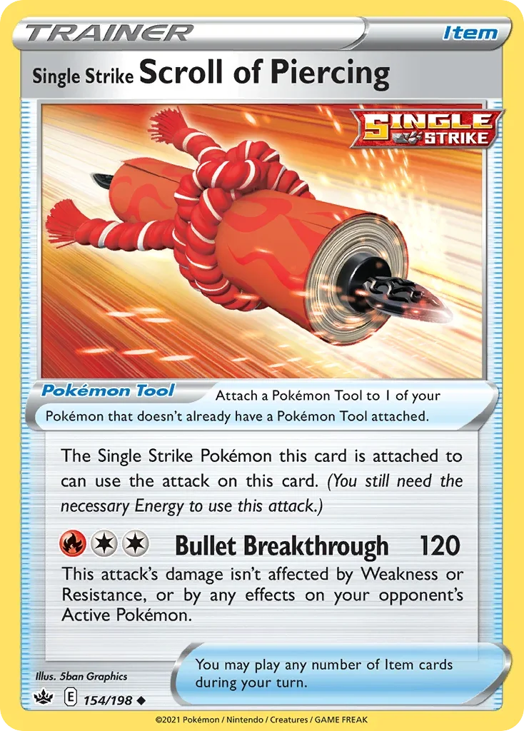 154/198 from Chilling Reign Uncommon Trainer Card