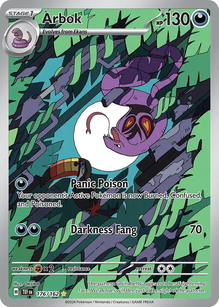 176/162 from Temporal Forces Illustration Rare Pokemon Card