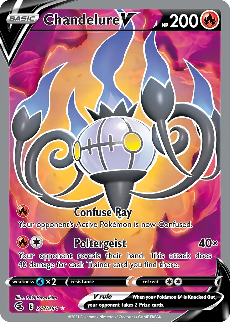 247/264 from Fusion Strike Full Art Pokemon Card