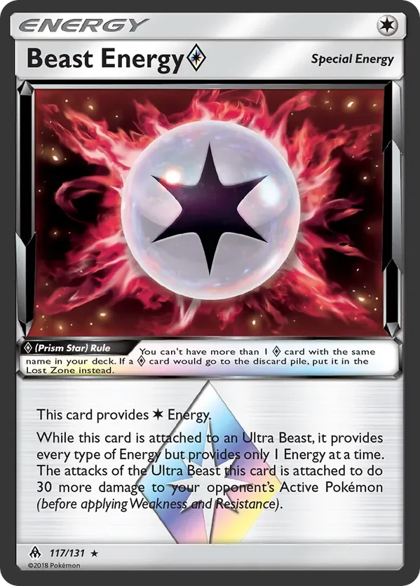 117/131 from Forbidden Light Prism Rare Special Energy Card