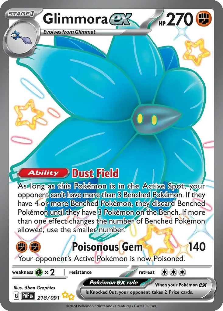 218/091 from Paldean Fates Shiny Ultra Rare Pokemon Card