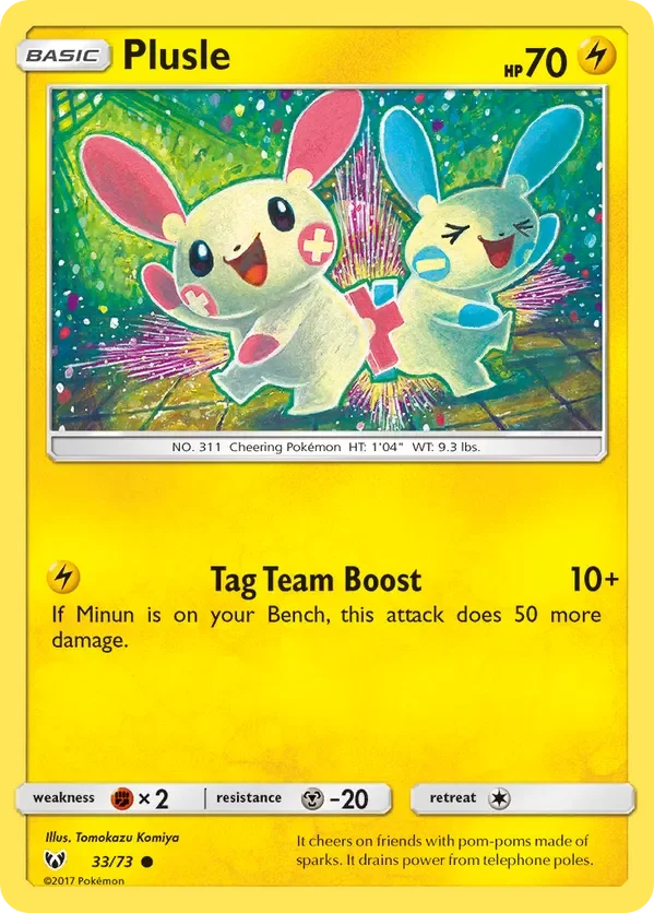 33/73 from Shining Legends Common Pokemon Card
