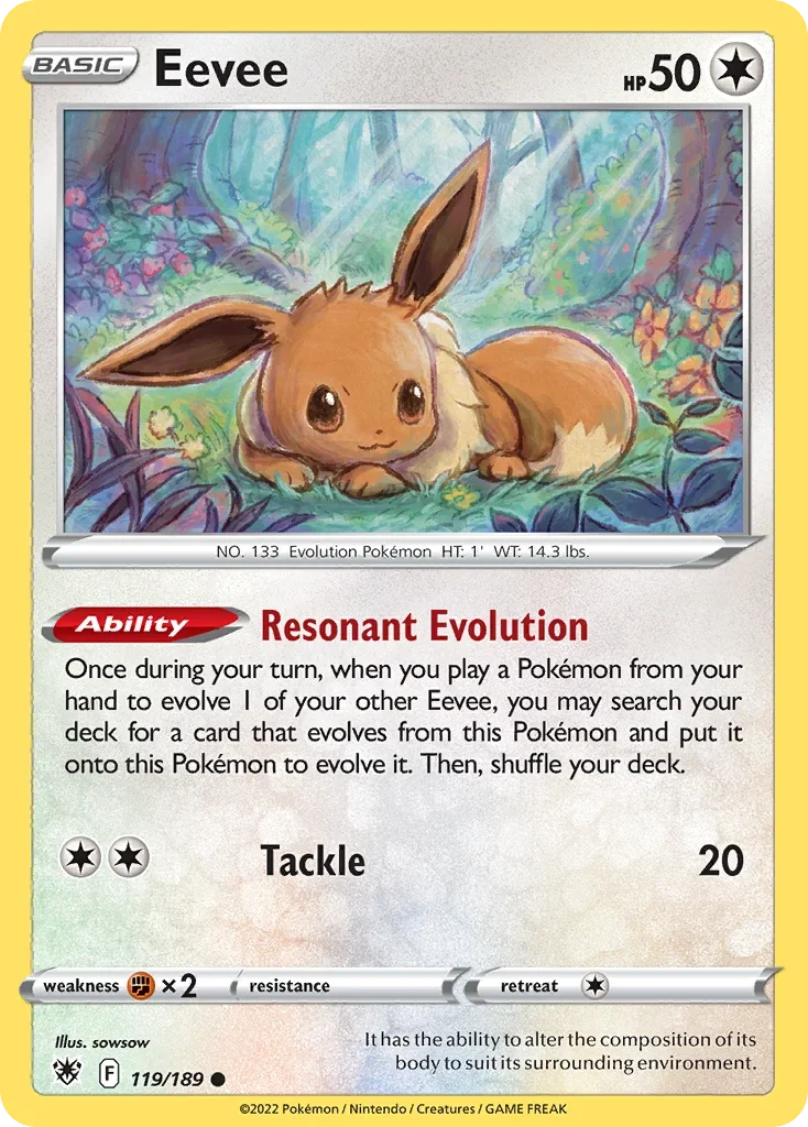 119/189 from Astral Radiance Common Pokemon Card