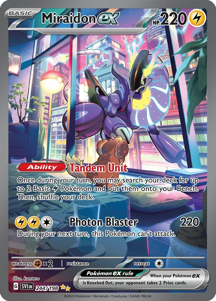 244/198 from Scarlet & Violet Special Illustration Rare Pokemon Card