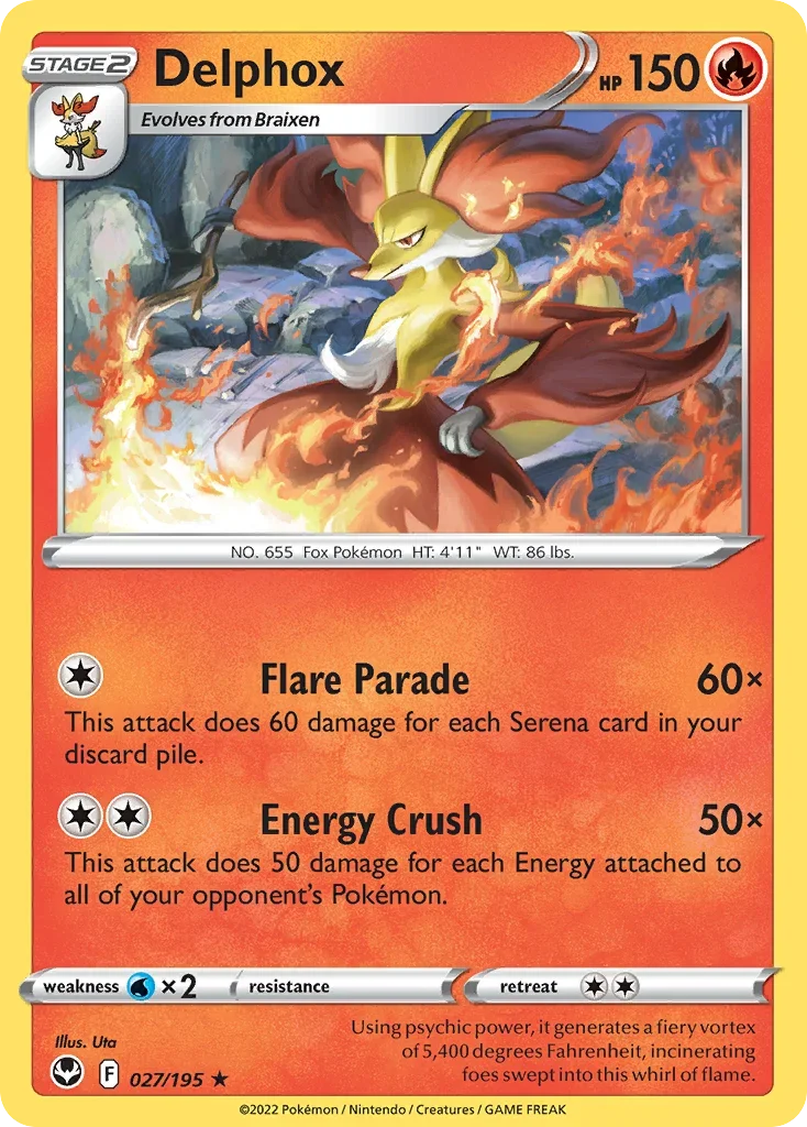 027/195 from Silver Tempest Rare Pokemon Card