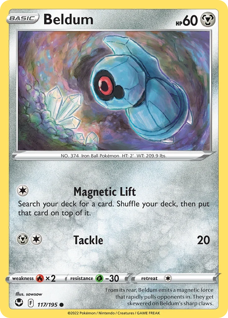117/195 from Silver Tempest Common Pokemon Card