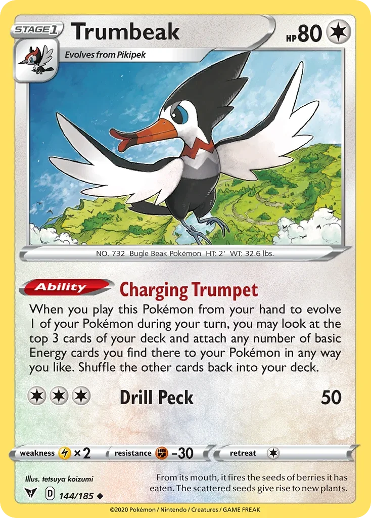 144/185 from Vivid Voltage Uncommon Pokemon Card
