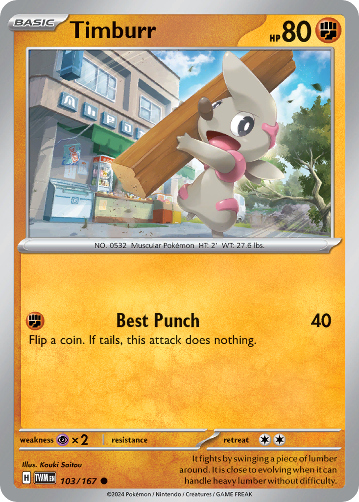 103/167 from Twilight Masquerade Common Pokemon Card