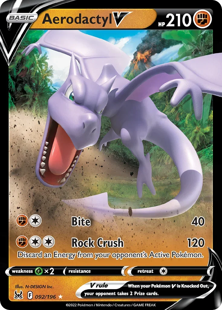 092/196 from Lost Origin Ultra Rare Pokemon Card