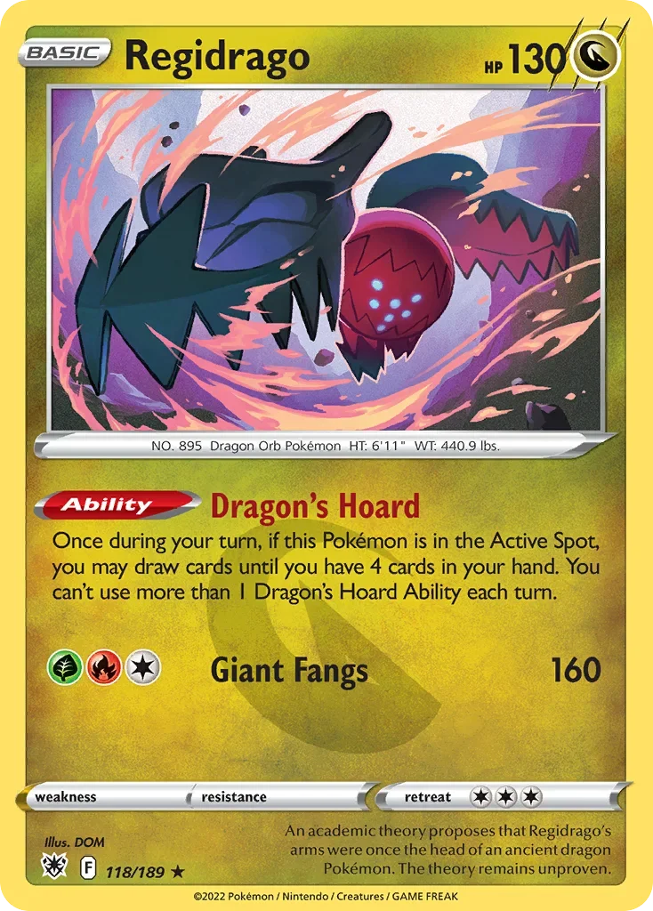 118/189 from Astral Radiance Rare Pokemon Card