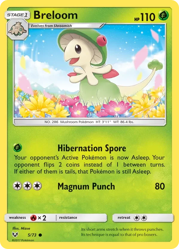 5/73 from Shining Legends Common Pokemon Card