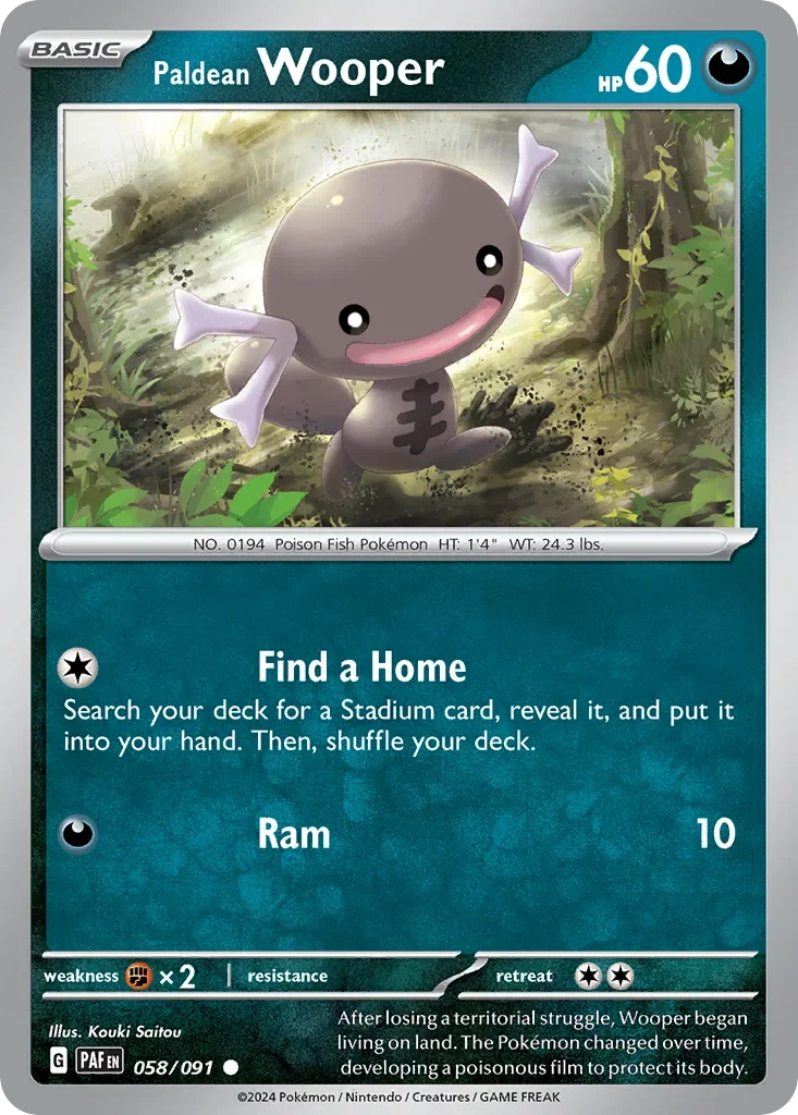 058/091 from Paldean Fates Common Pokemon Card