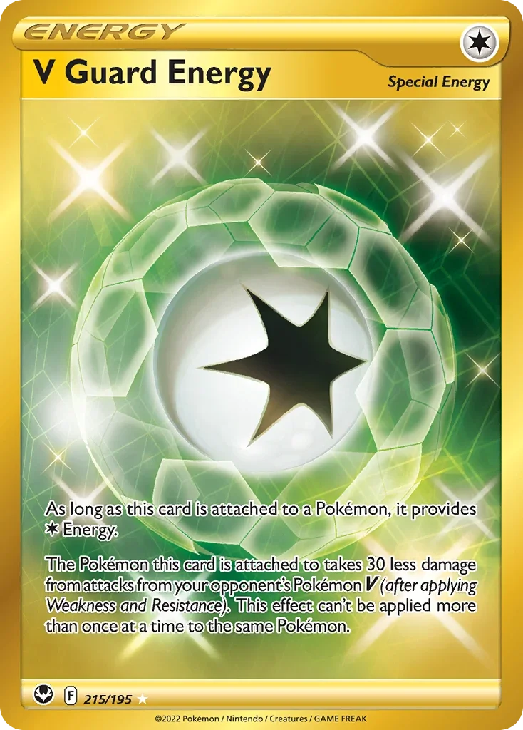 215/195 from Silver Tempest Gold Secret Rare Special Energy Card