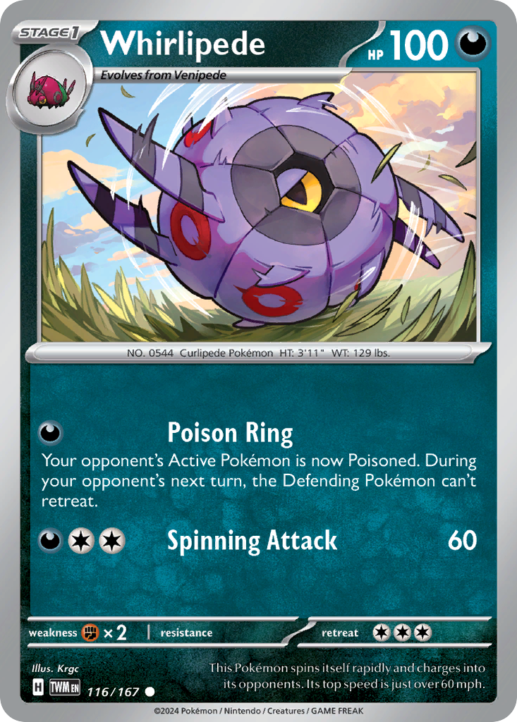 116/167 from Twilight Masquerade Common Pokemon Card