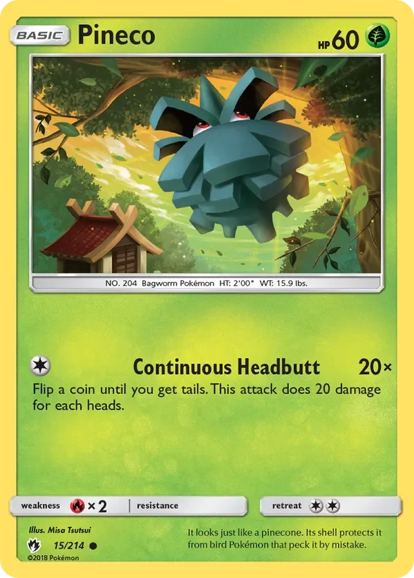 15/214 from Lost Thunder Common Pokemon Card