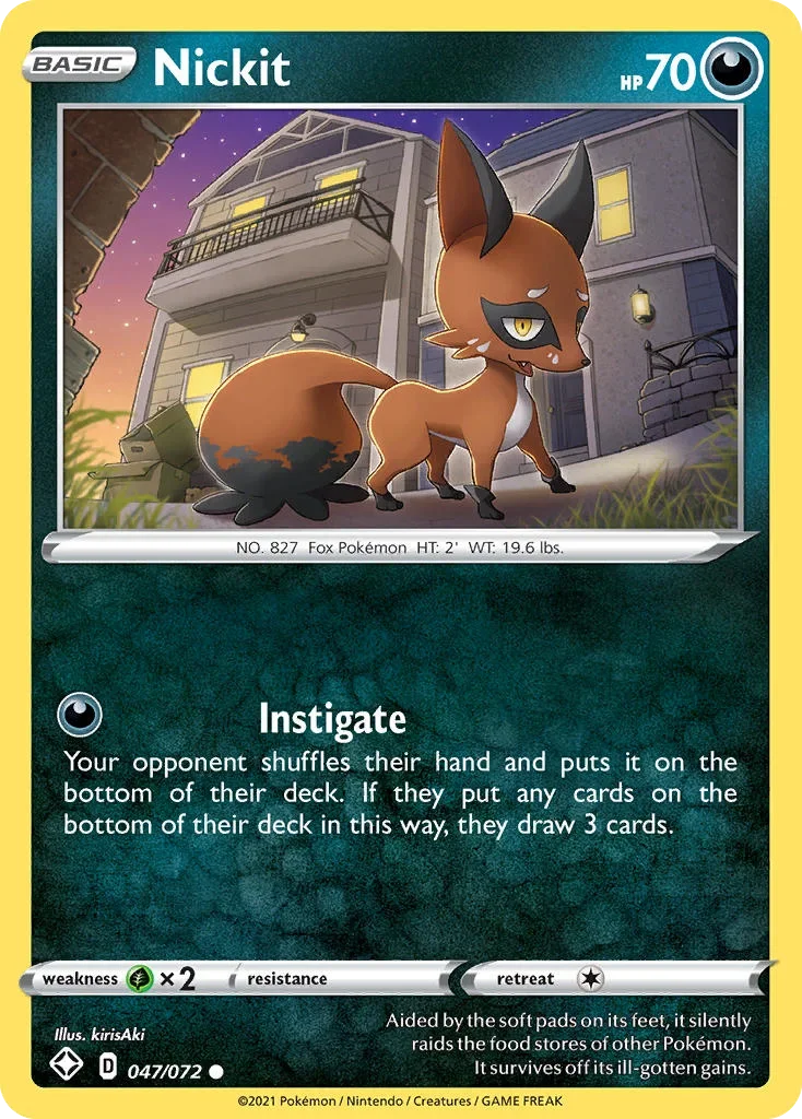 047/072 from Shining Fates Common Pokemon Card
