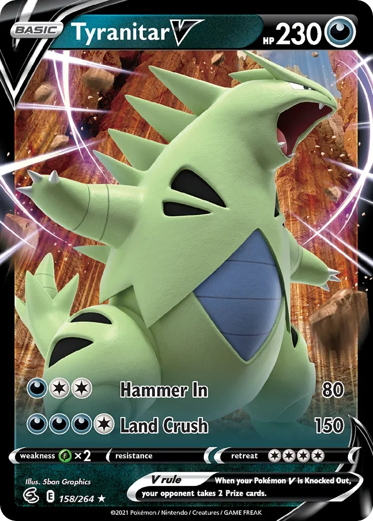 158/264 from Fusion Strike Ultra Rare Pokemon Card