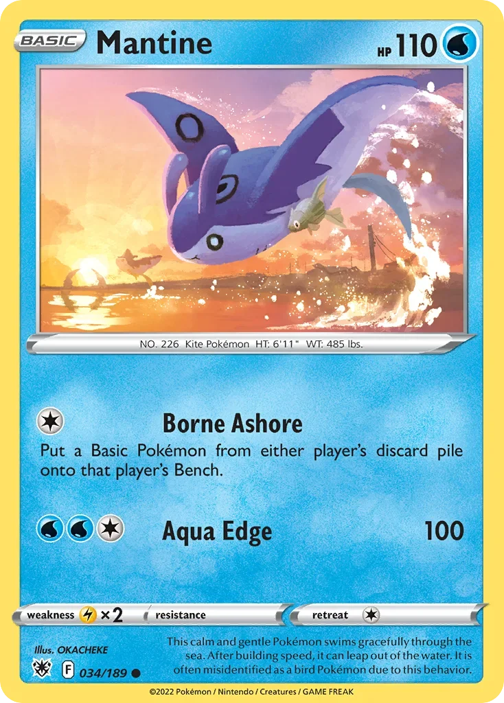 034/189 from Astral Radiance Common Pokemon Card