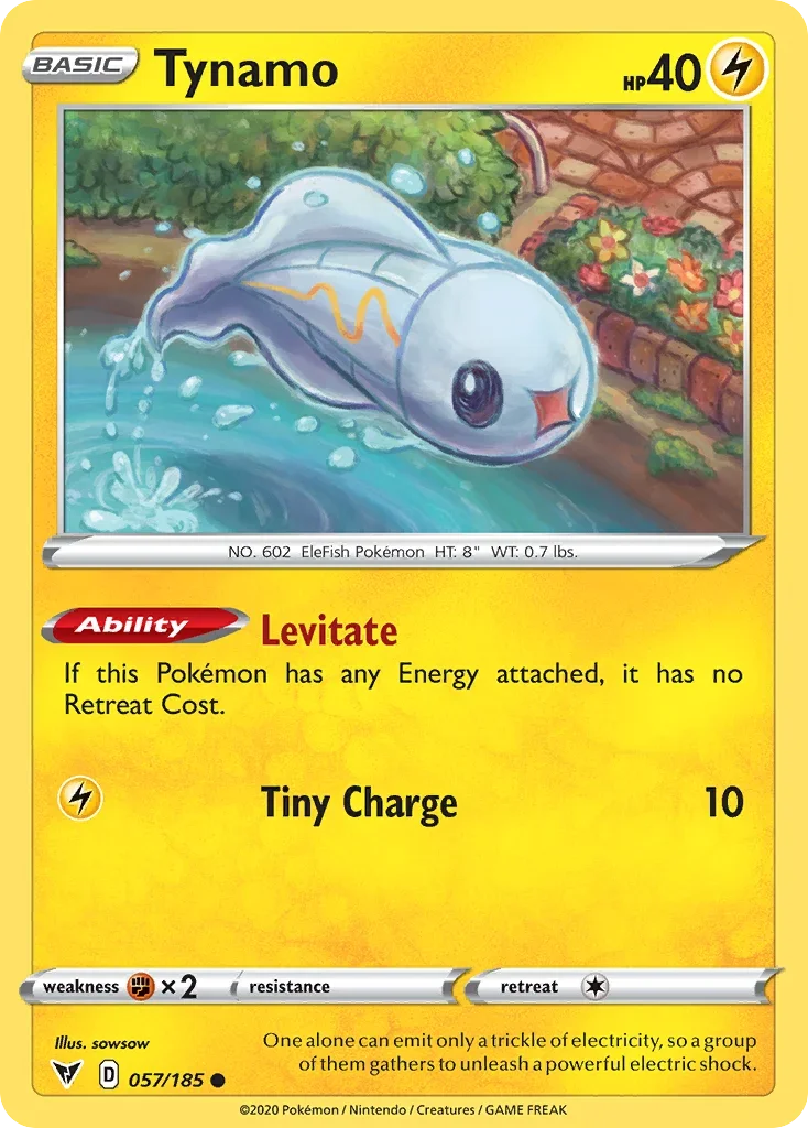 057/185 from Vivid Voltage Common Pokemon Card