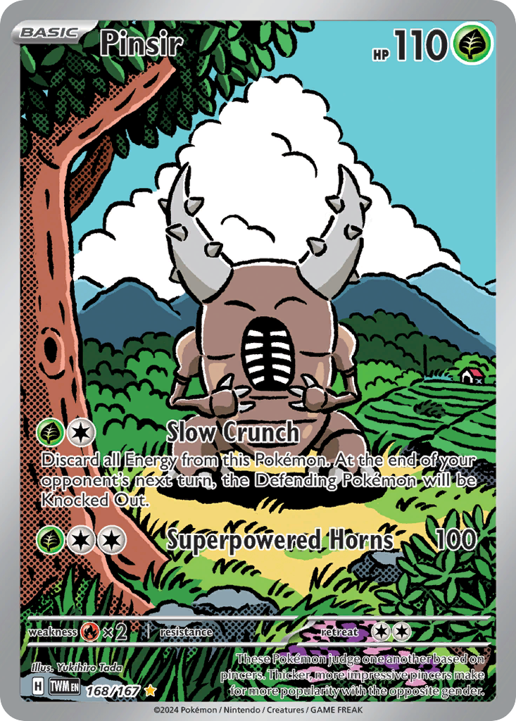 168/167 from Twilight Masquerade Illustration Rare Pokemon Card