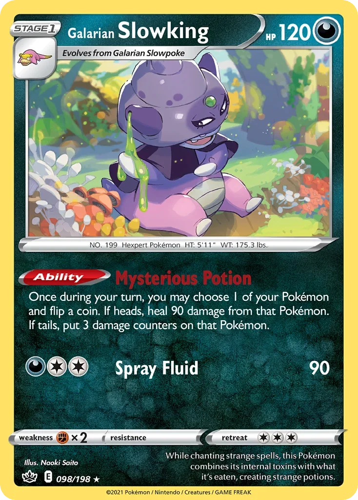 098/198 from Chilling Reign Holo Rare Pokemon Card