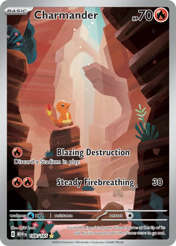 168/165 from 151 Illustration Rare Pokemon Card