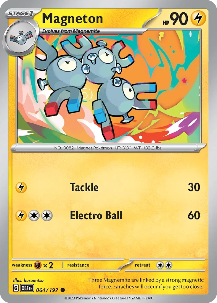 064/197 from Obsidian Flames Common Pokemon Card