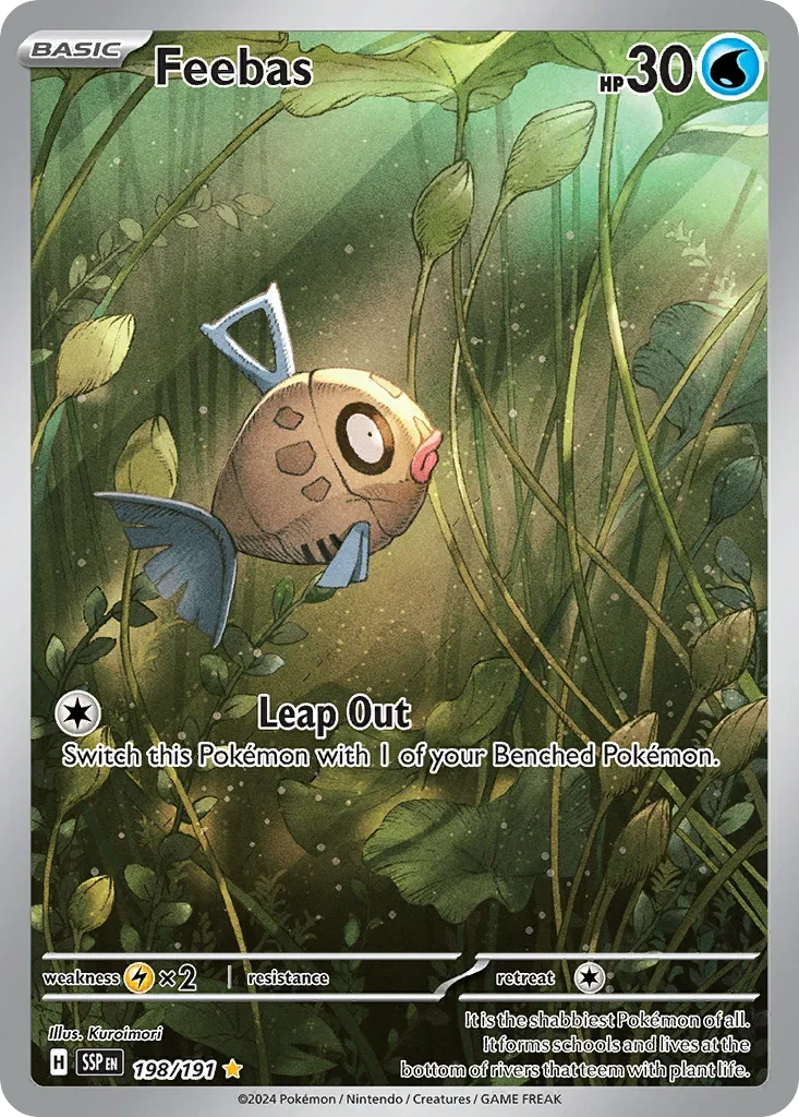 198/191 from Surging Sparks Card List Illustration Rare Pokemon Card