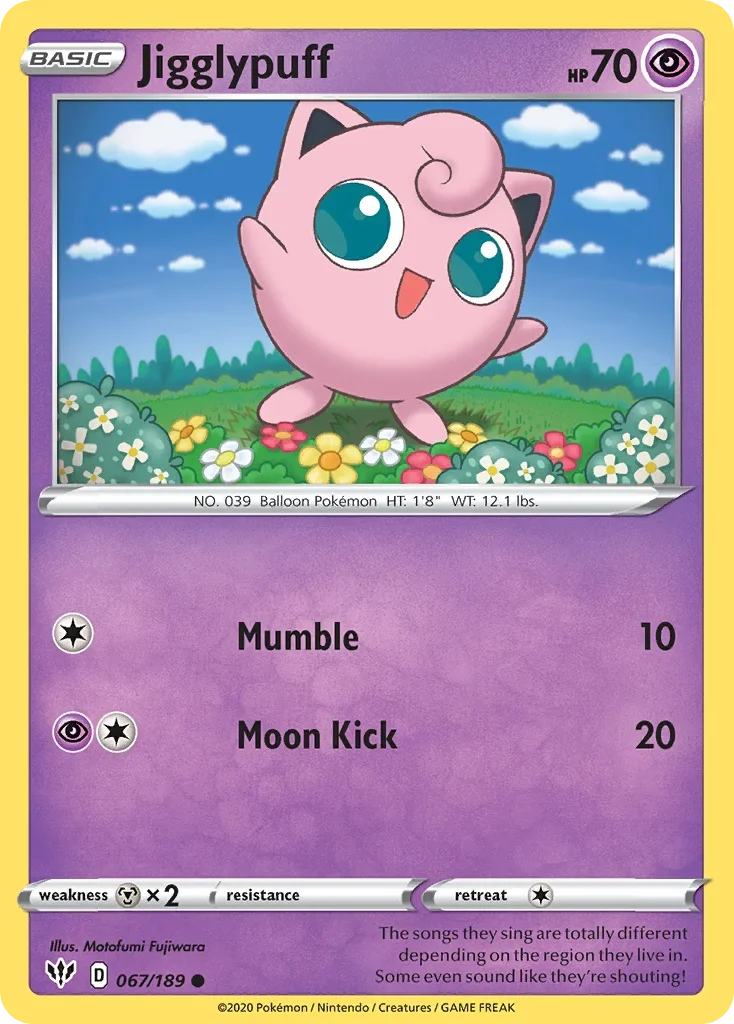 067/189 from Darkness Ablaze Common Pokemon Card
