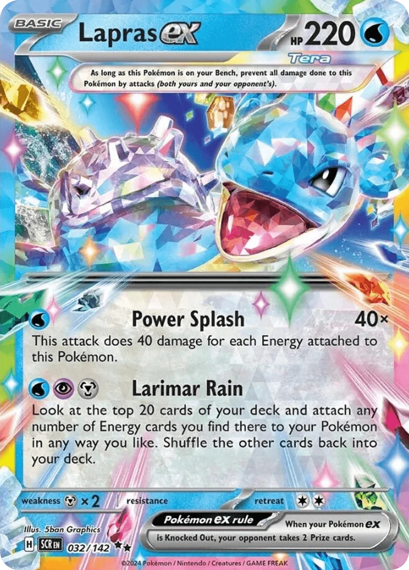 032/142 from Stellar Crown Card List Double Rare Pokemon Card