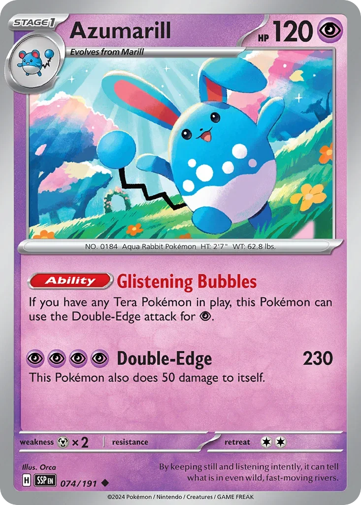 074/191 from Surging Sparks Card List Uncommon Pokemon Card