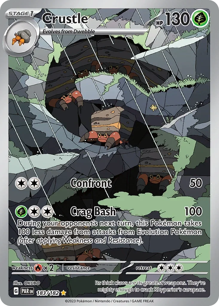 183/182 from Paradox Rift Illustration Rare Pokemon Card
