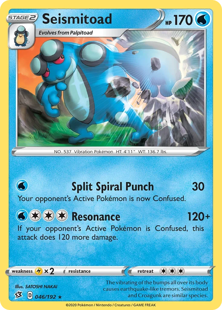 046/192 from Rebel Clash Rare Pokemon Card