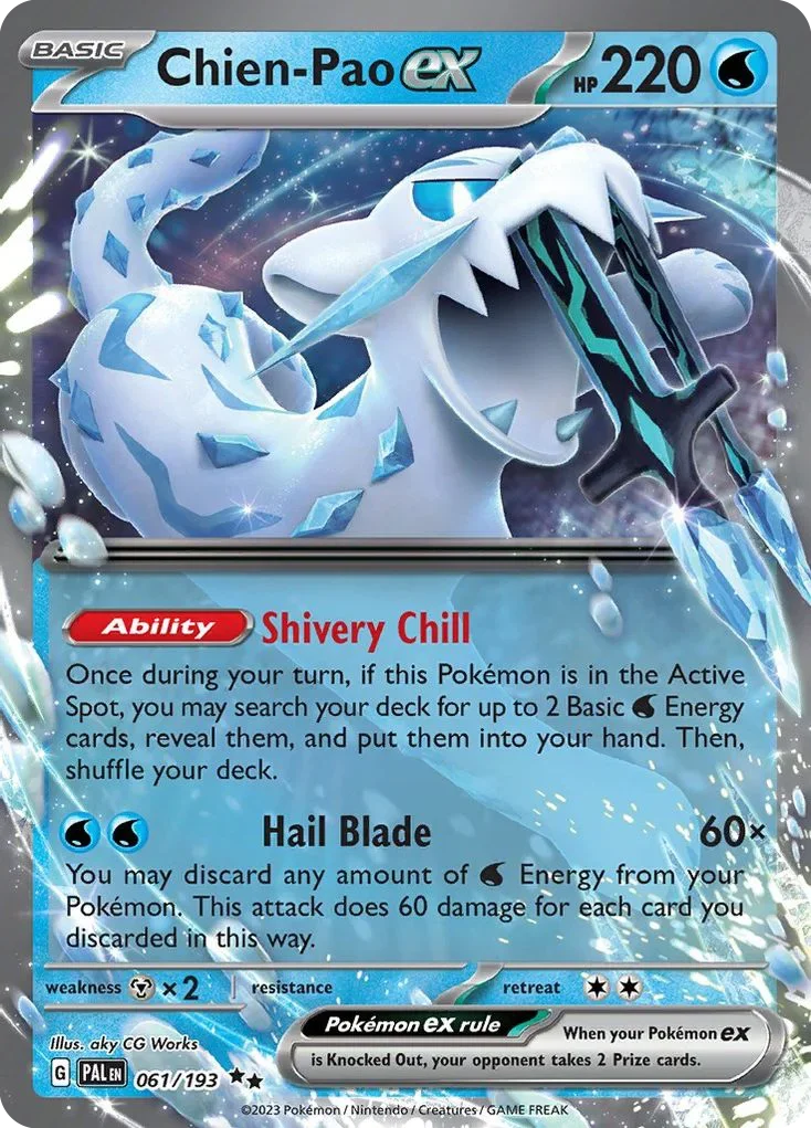 061/193 from Paldea Evolved Double Rare Pokemon Card