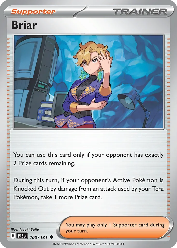 100/131 from Prismatic Evolutions Card List Uncommon Pokemon Card