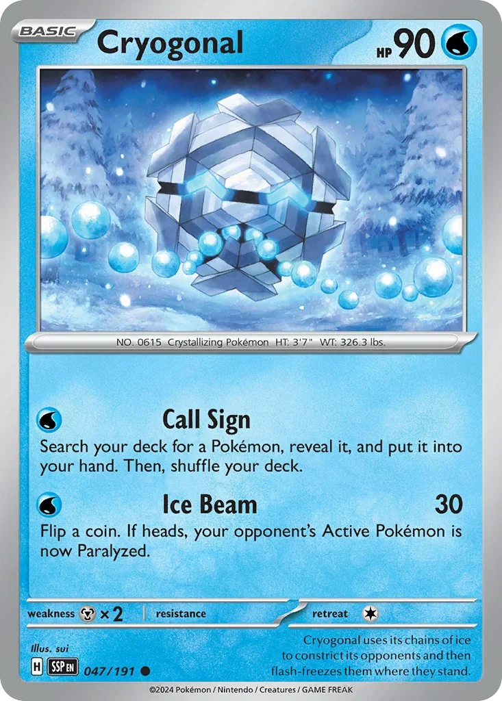 047/191 from Surging Sparks Card List Common Pokemon Card