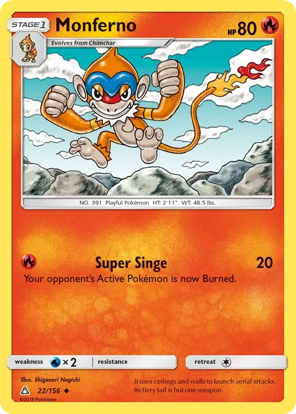 22/156 from Ultra Prism Uncommon Pokemon Card