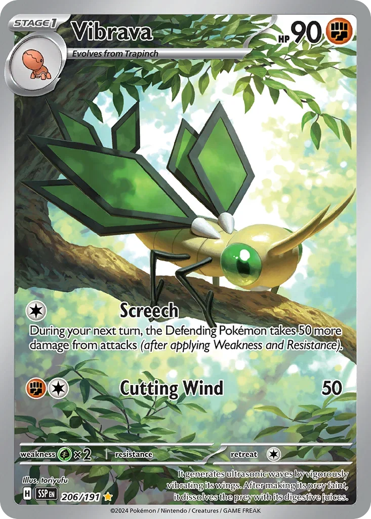 206/191 from Surging Sparks Card List Illustration Rare Pokemon Card