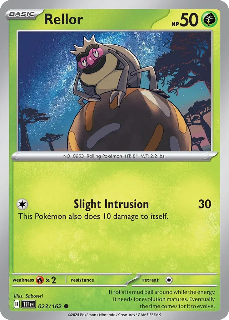 023/162 from Temporal Forces Card List Common Pokemon Card