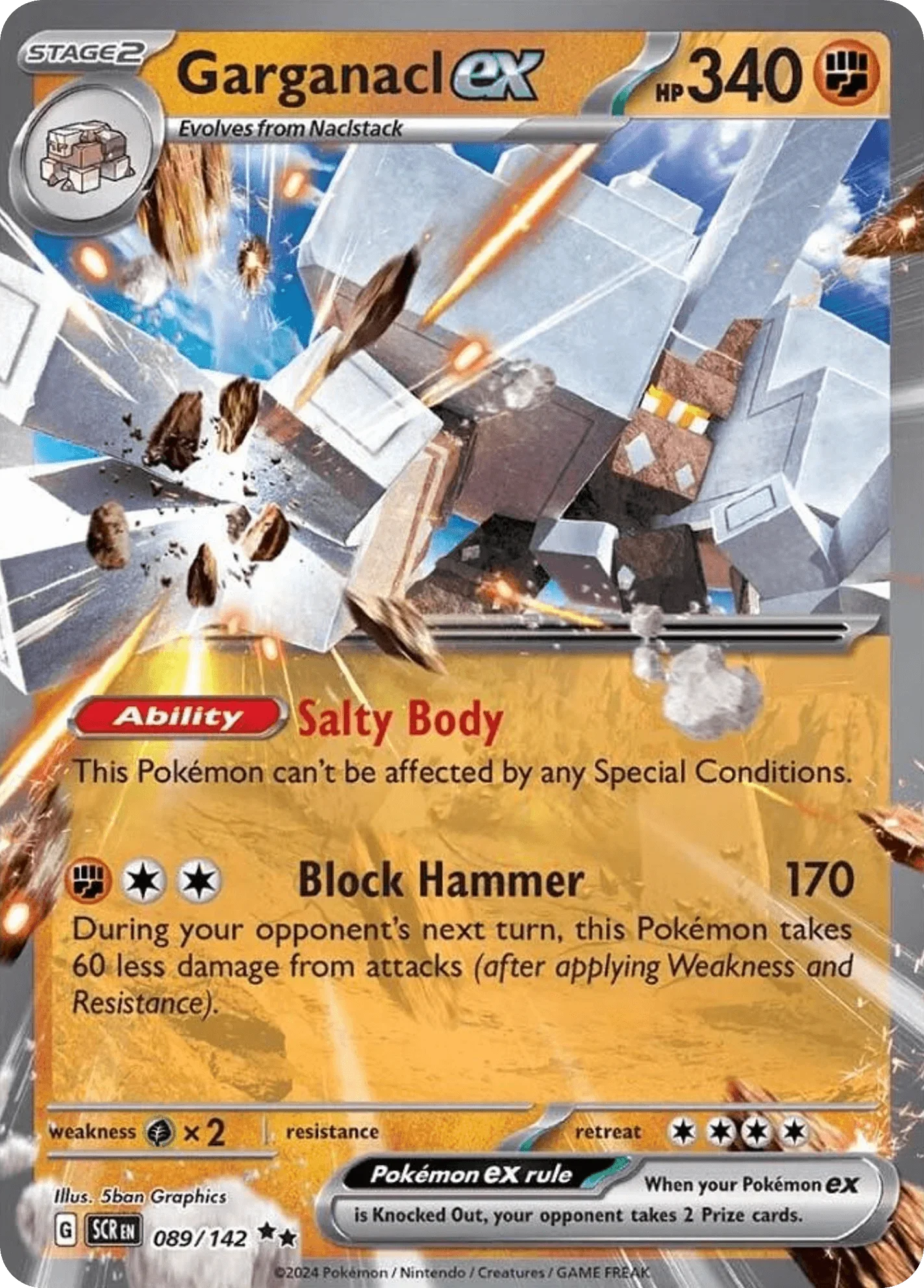 089/142 from Stellar Crown Card List Double Rare Pokemon Card