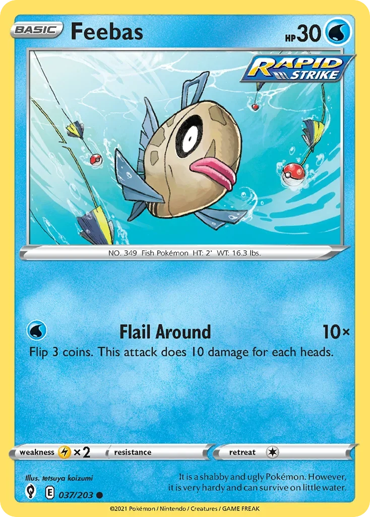 037/203 from Evolving Skies Common Pokemon Card